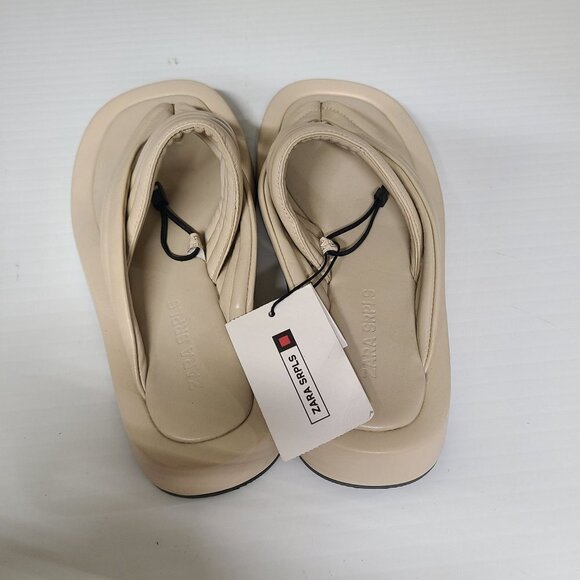 ZARA SNDL 10 BEIGE SIZE 6 | 4603/110 - Picture 9 of 9